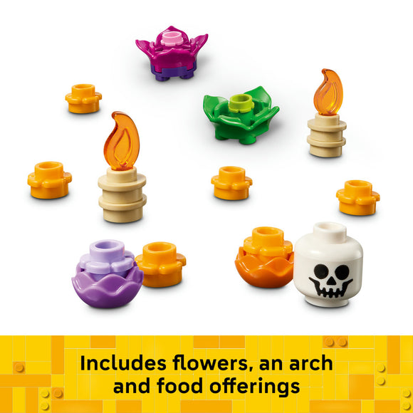 LEGO® Altar of the Dead Día De Los Muertos Skull Decor 40811