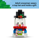 LEGO® Snowman Ornaments Christmas Decor Holiday Decorations 40812-6