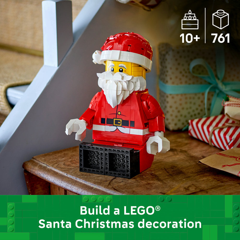 LEGO® Up-Scaled Santa Minifigure Christmas Toy Decoration 40820