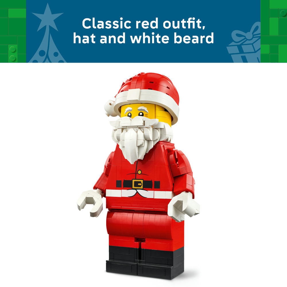 LEGO® Up-Scaled Santa Minifigure Christmas Toy Decoration 40820