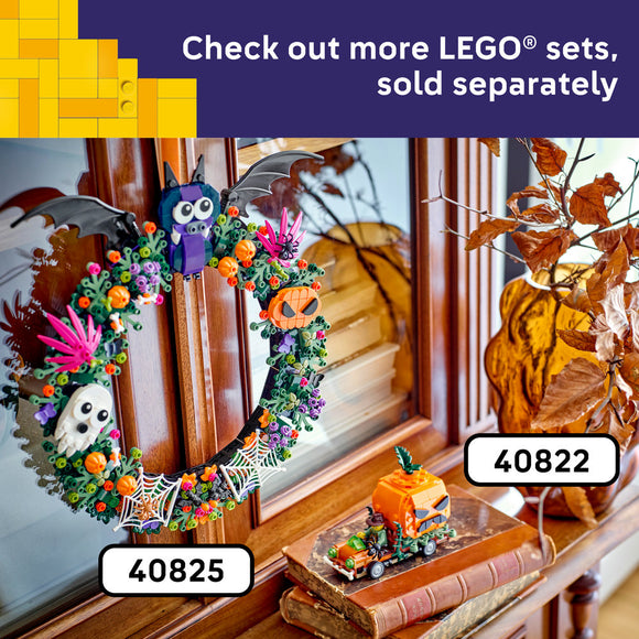 LEGO® Jack-O’-Lantern Pickup Truck Halloween Craft Toy Set 40822