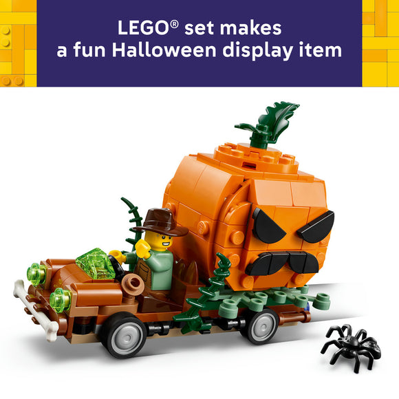 LEGO® Jack-O’-Lantern Pickup Truck Halloween Craft Toy Set 40822