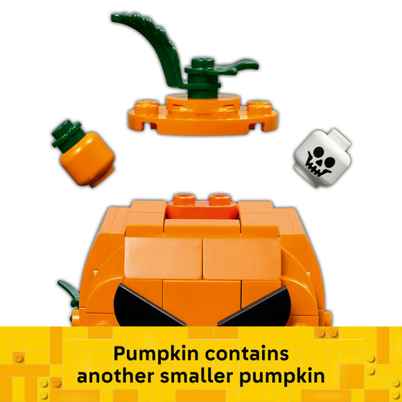 LEGO® Jack-O’-Lantern Pickup Truck Halloween Craft Toy Set 40822