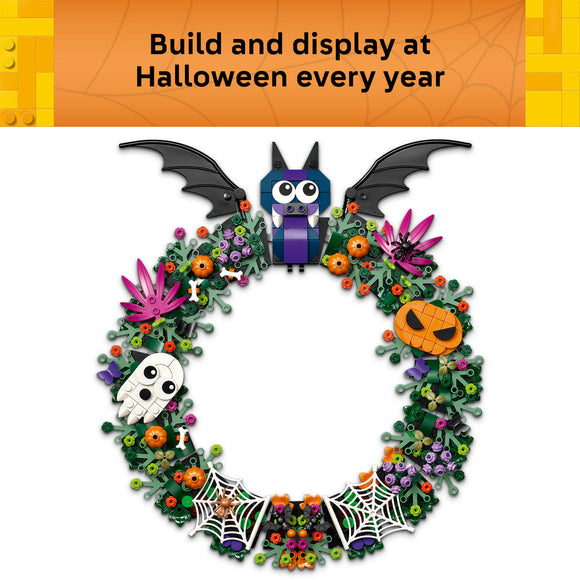 LEGO® Halloween Wreath Decoration for Home 40825