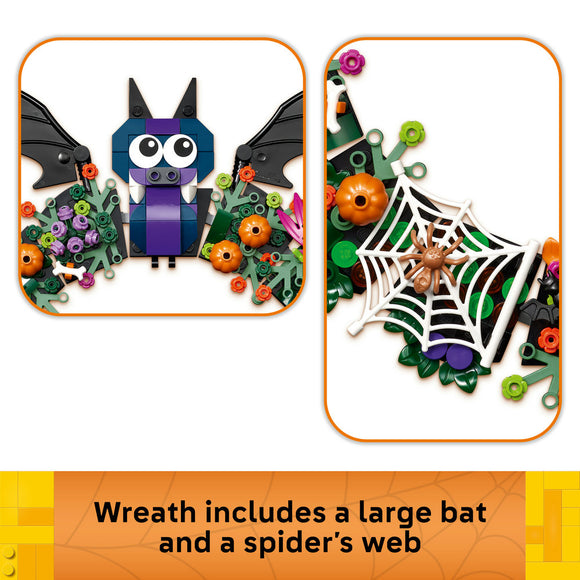LEGO® Halloween Wreath Decoration for Home 40825