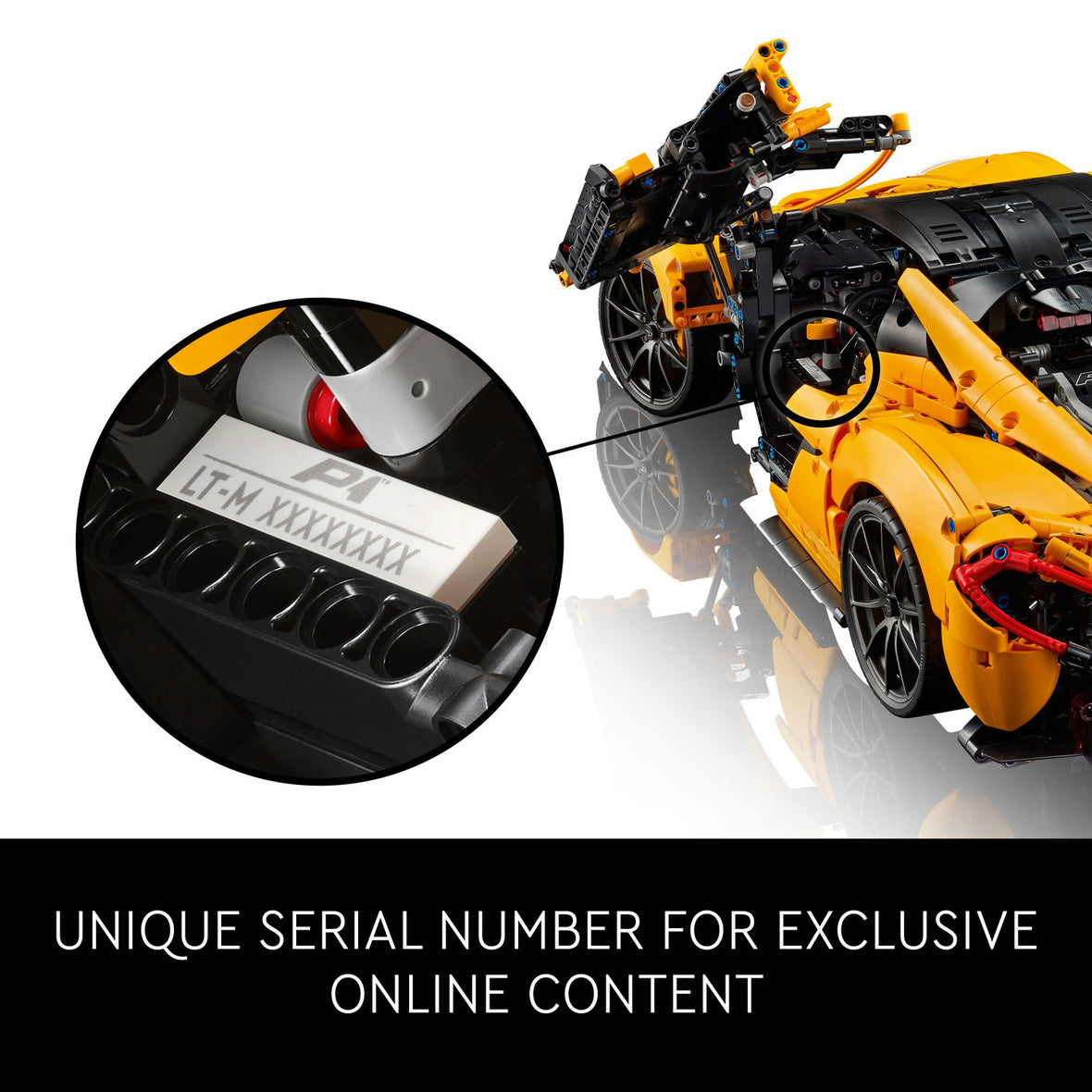 LEGO® Technic McLaren P1™ Model Car Set for Adults 42172 - SLIGHTLY DAMAGED BOX
