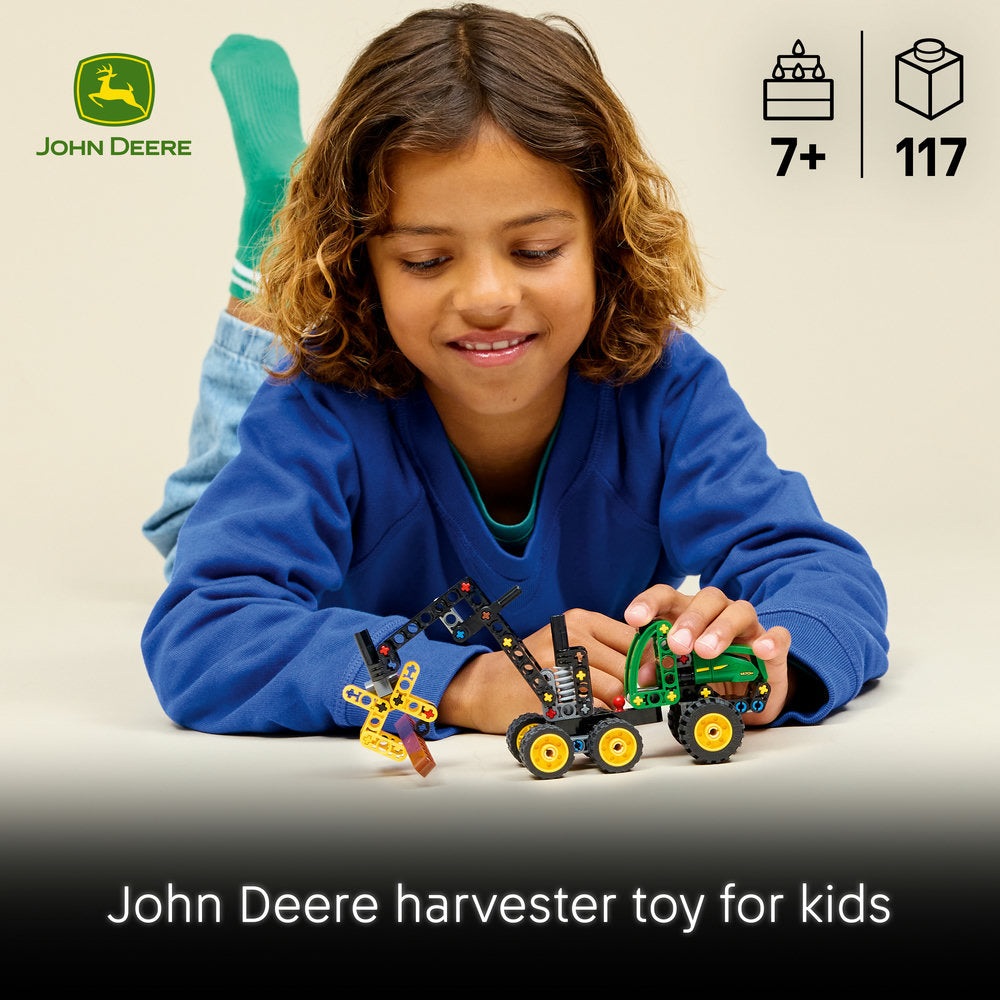 LEGO® Technic John Deere 1470H Wheeled Harvester Model Building Toy 42218
