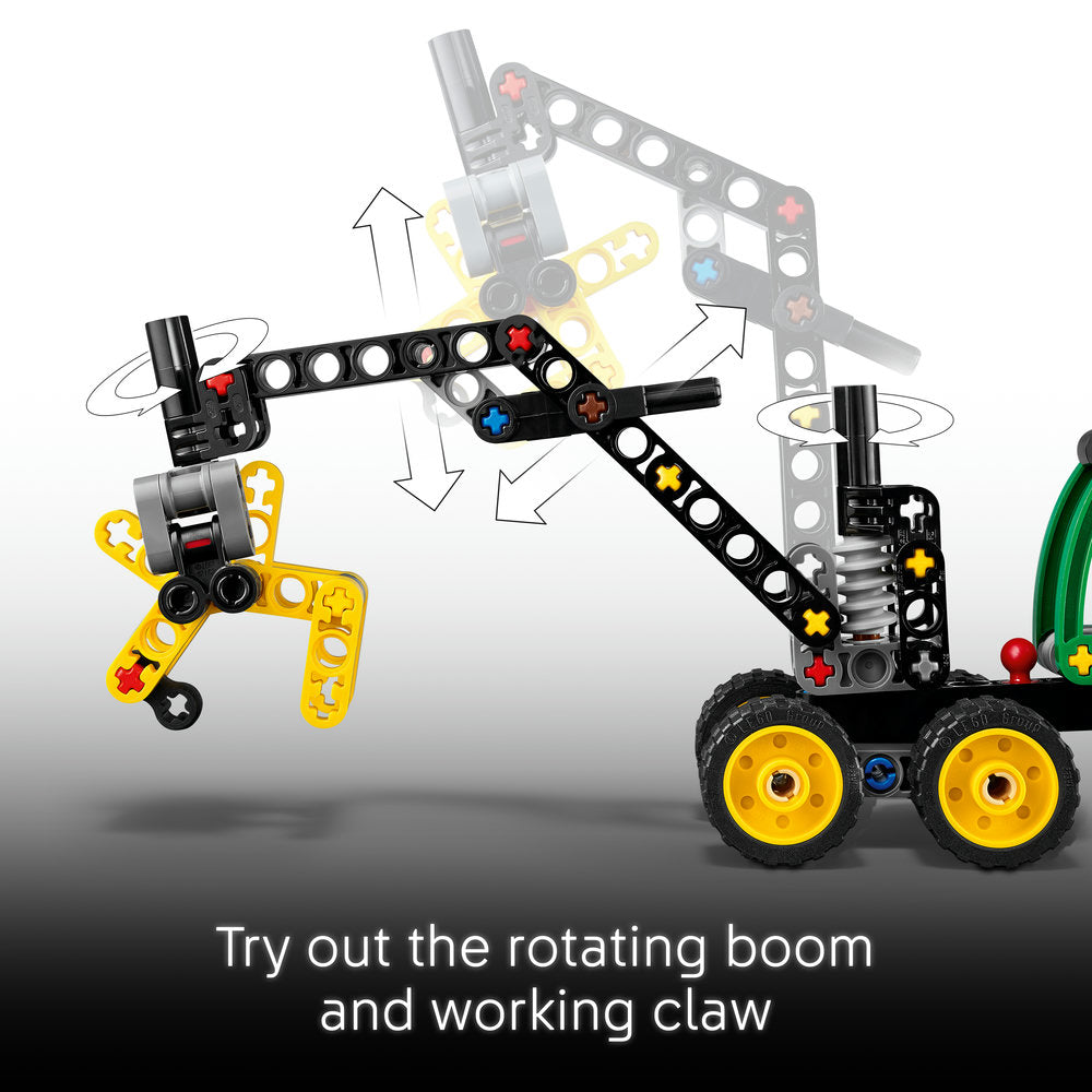 LEGO® Technic John Deere 1470H Wheeled Harvester Model Building Toy 42218