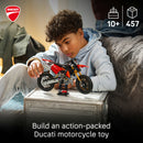 LEGO® Technic™ Ducati Desmo450 MX Factory Motorcycle 42238-4