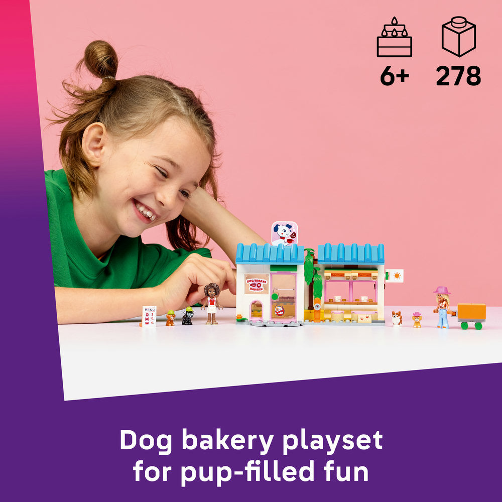 LEGO® Friends Dog Treats Bakery Building Toy Playset 42677