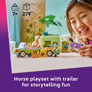 LEGO® Friends Horse & Baby Foal Trailer Building Toy Set 42695-8