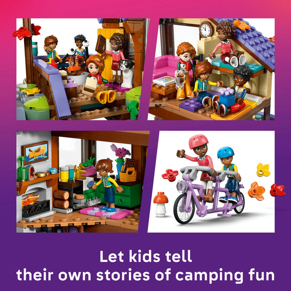LEGO® Friends Cozy Fall Forest Cabin Building Toy 42705