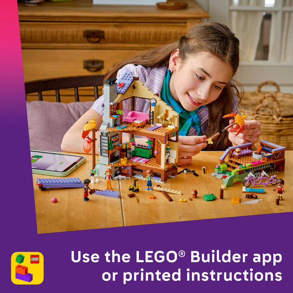 LEGO® Friends Cozy Fall Forest Cabin Building Toy 42705