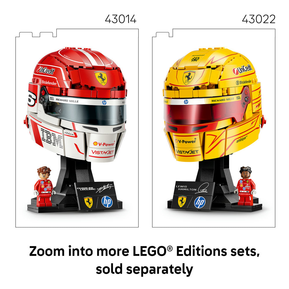 LEGO® Editions Scuderia Ferrari HP Charles Leclerc Helmet 43014
