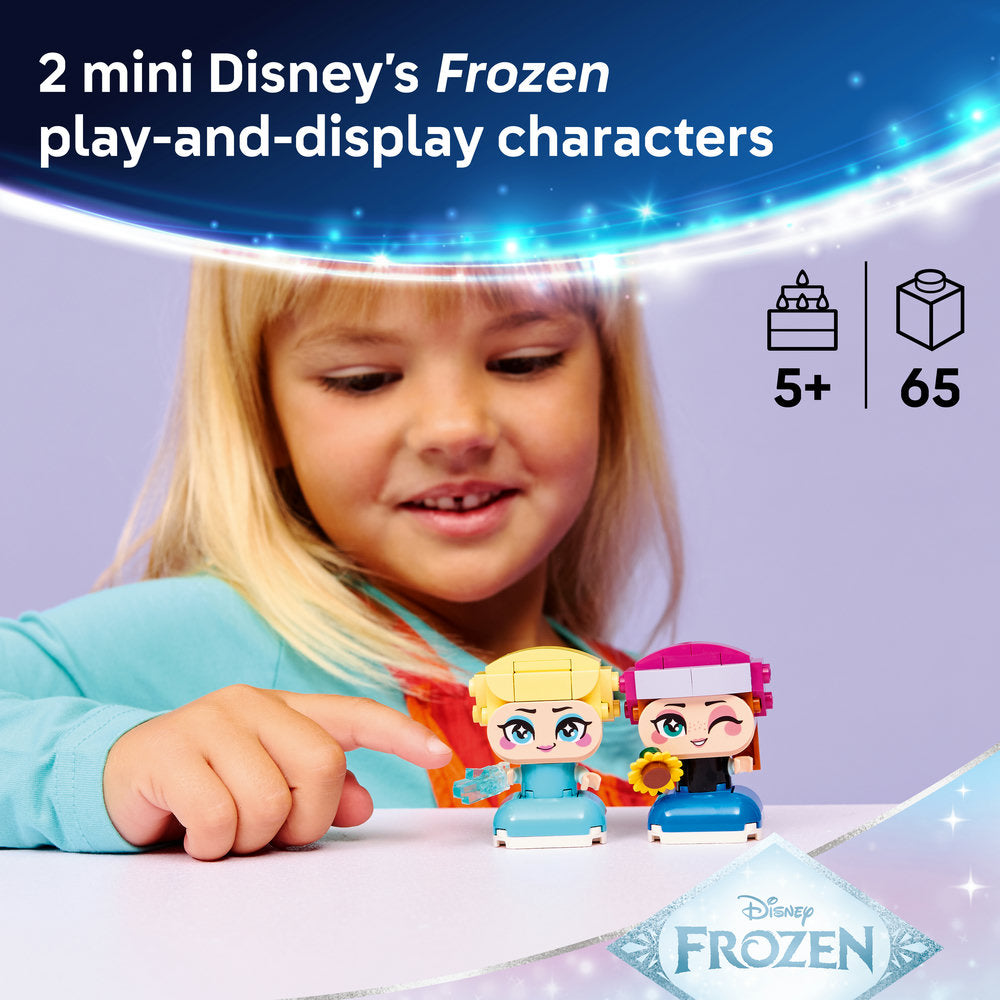 LEGO® ǀ Disney Frozen Mini Anna & Elsa Building Toy 43284