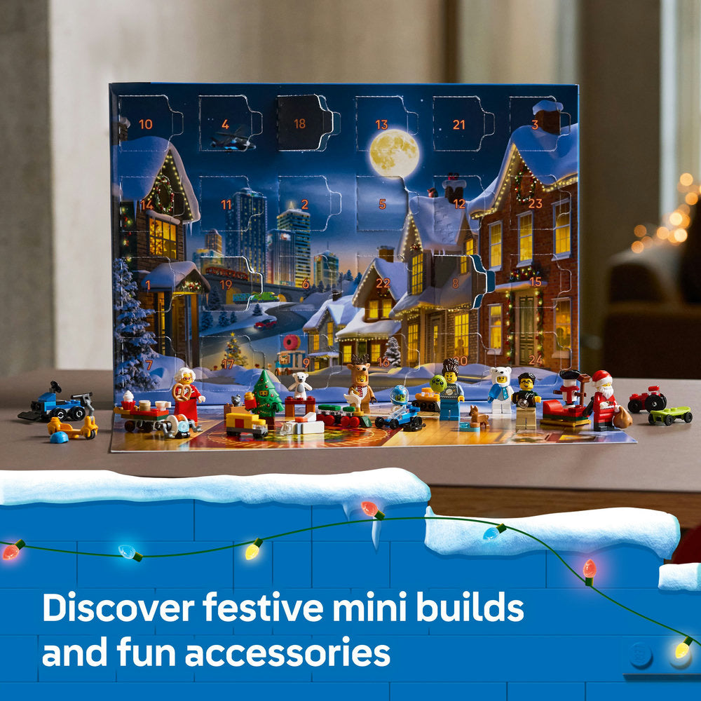 LEGO® City Advent Calendar 2025, Christmas Gift for Ages 5 and over 60475