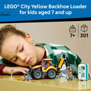 LEGO® City Yellow Backhoe Loader - Construction Toy 60480-4