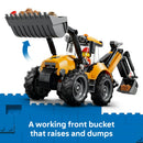 LEGO® City Yellow Backhoe Loader - Construction Toy 60480-5