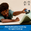 LEGO® City Rides – Police Truck Toy Building Set 60481-4