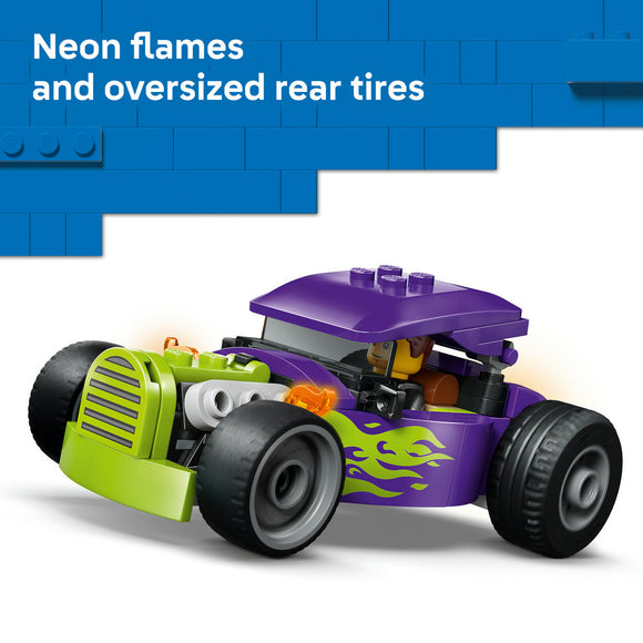 LEGO® City Hot Rod Race Car Building Toy and Minifigure 60485