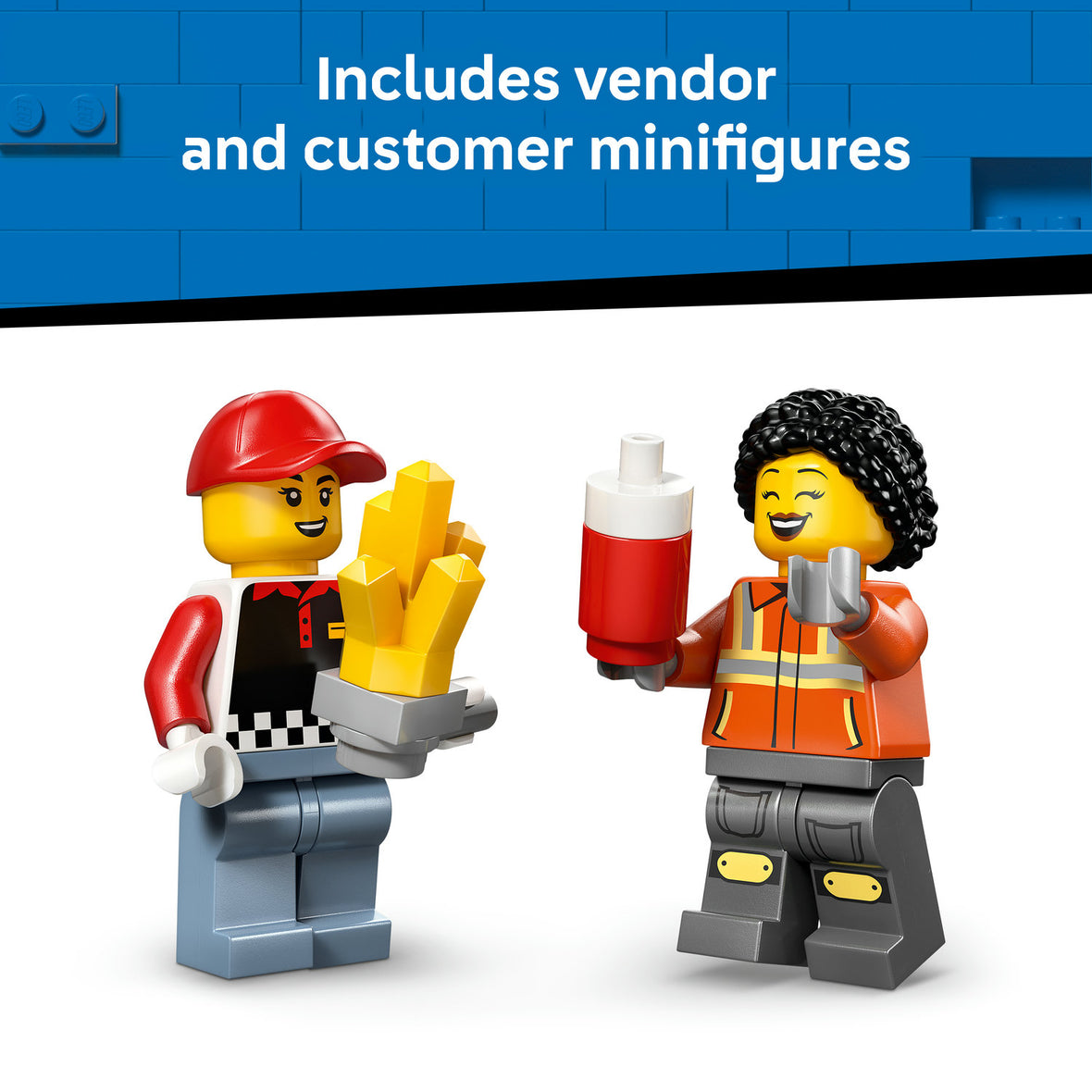 LEGO® City Fries Food Truck - Toy Building Set 60488