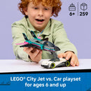 LEGO® City Jet vs. Car – Toy Cars and Jet Toy Playset - 60489-4