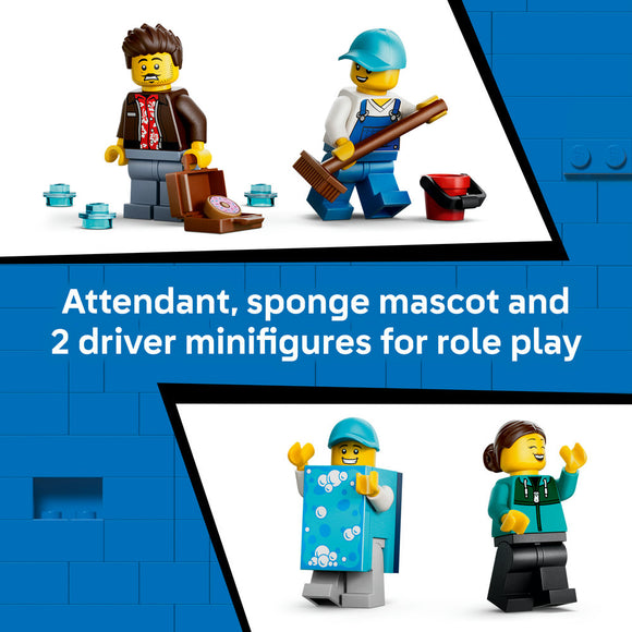 LEGO® City Drive-Through Car Wash - Building Kit 60497