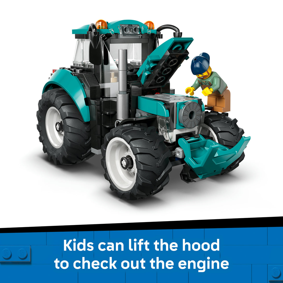 LEGO® City Tractor Farm Toy Building Set and Minifigure 60498
