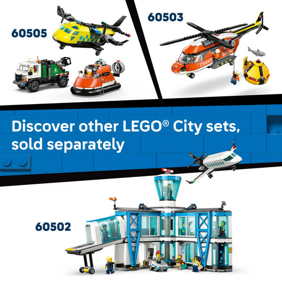 LEGO® City Coast Guard Rescue Boat & Helicopter Playset 60504