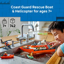 LEGO® City Coast Guard Rescue Boat & Helicopter Playset 60504-4