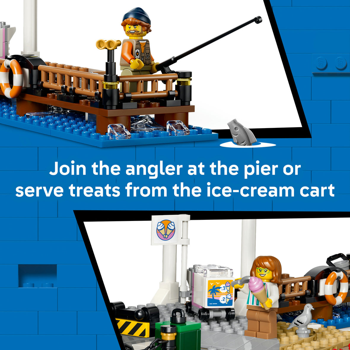 LEGO® City Classic Beach Tram - Train Toys 60506