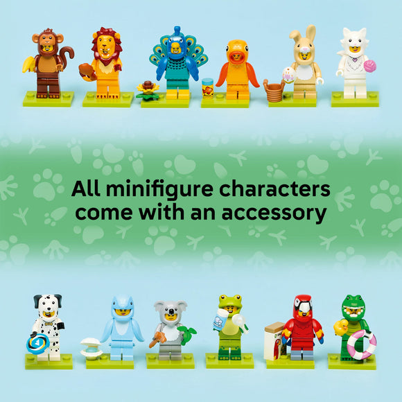 LEGO® Minifigures Animal Series 28 Mystery Box Toy (1 of 12 to Collect) 71051