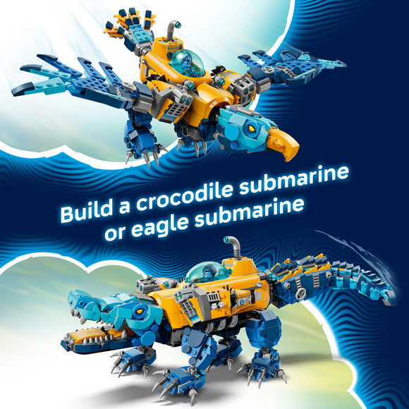 LEGO® DREAMZzz™ Crocodile Submarine Building Toy 71512