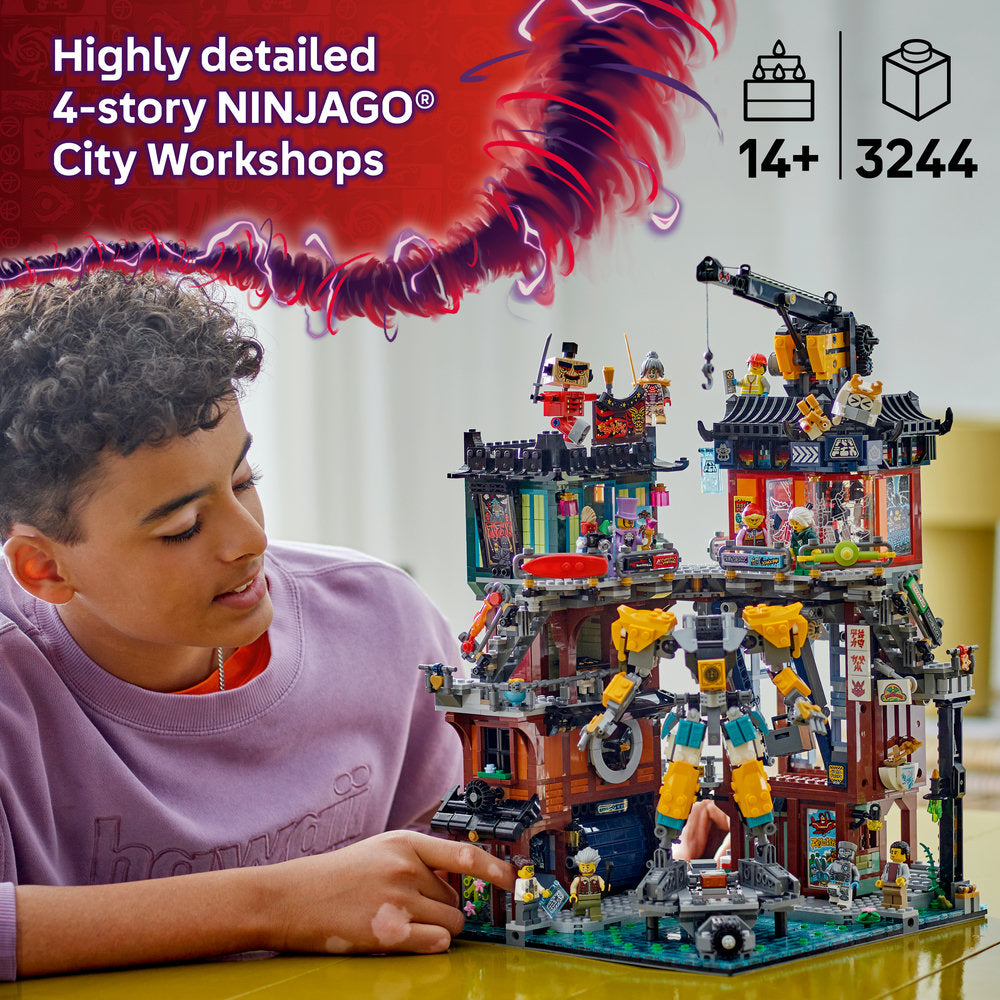 LEGO® NINJAGO® City Workshops Ninja Playset Building Kit 71837