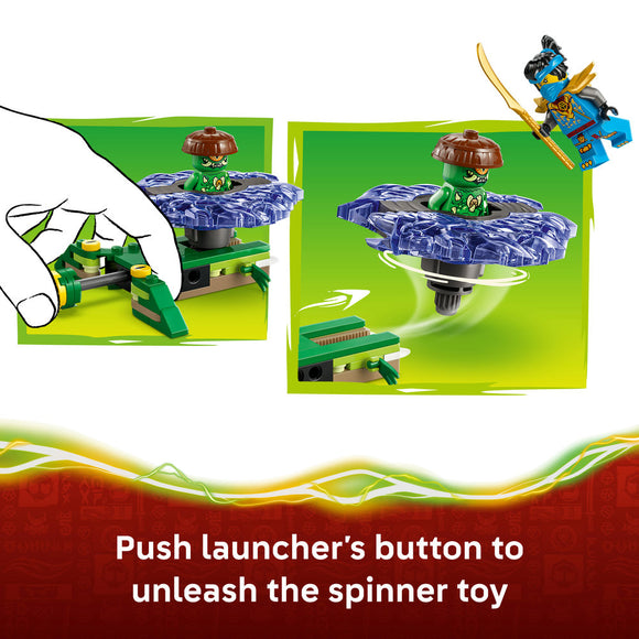 LEGO® NINJAGO® Nya vs. Mutation Monster Spinner Toy 71849