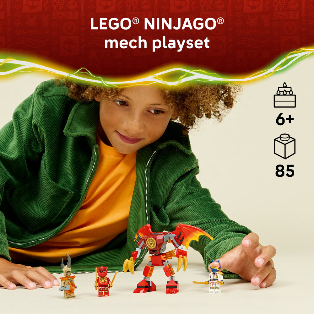 LEGO® NINJAGO® Kai’s Dragon Mech Battle Pack, Mech Toy 71851