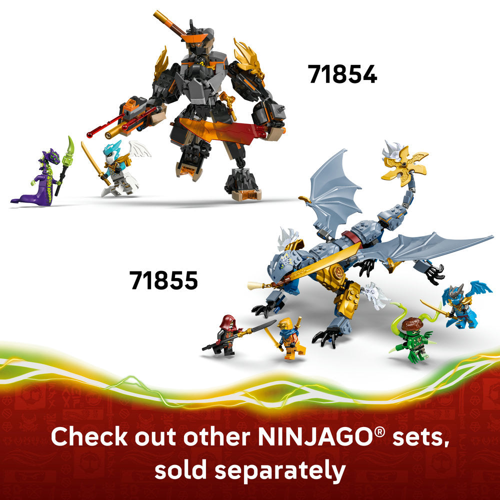 LEGO® NINJAGO® Cole's Mission Mech & Dragon Zane Toys 71854