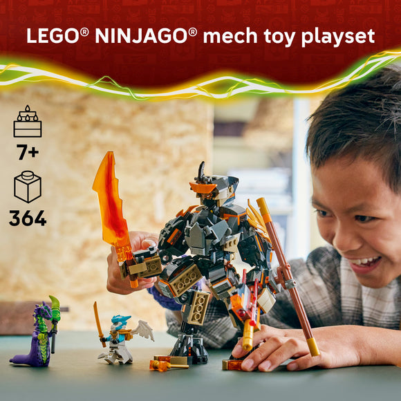 LEGO® NINJAGO® Cole’s Mission Mech & Dragon Zane Toys 71854
