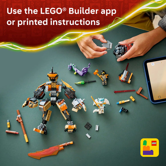 LEGO® NINJAGO® Cole’s Mission Mech & Dragon Zane Toys 71854