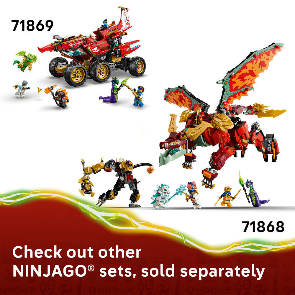 LEGO® NINJAGO® Wyldfyre's Transforming Dragon Mech 71868
