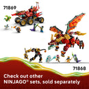LEGO® NINJAGO® Wyldfyre's Transforming Dragon Mech 71868-9