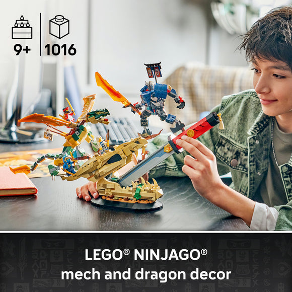 LEGO® NINJAGO® Battle at the Dragon’s Blade Display 71871