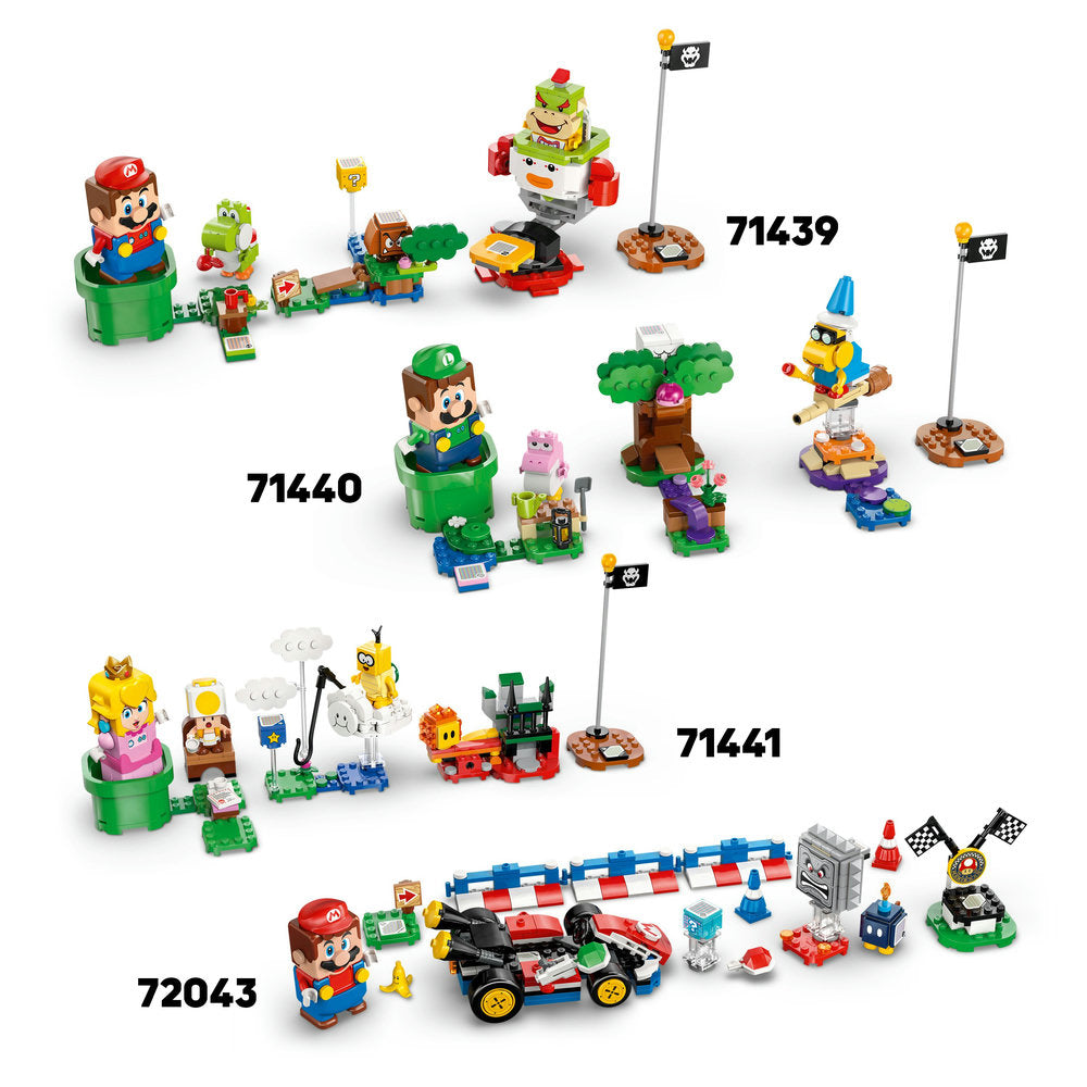 LEGO® Super Mario™: Mario Kart™ – Wario & King Boo Figures and 2 Karts 72038