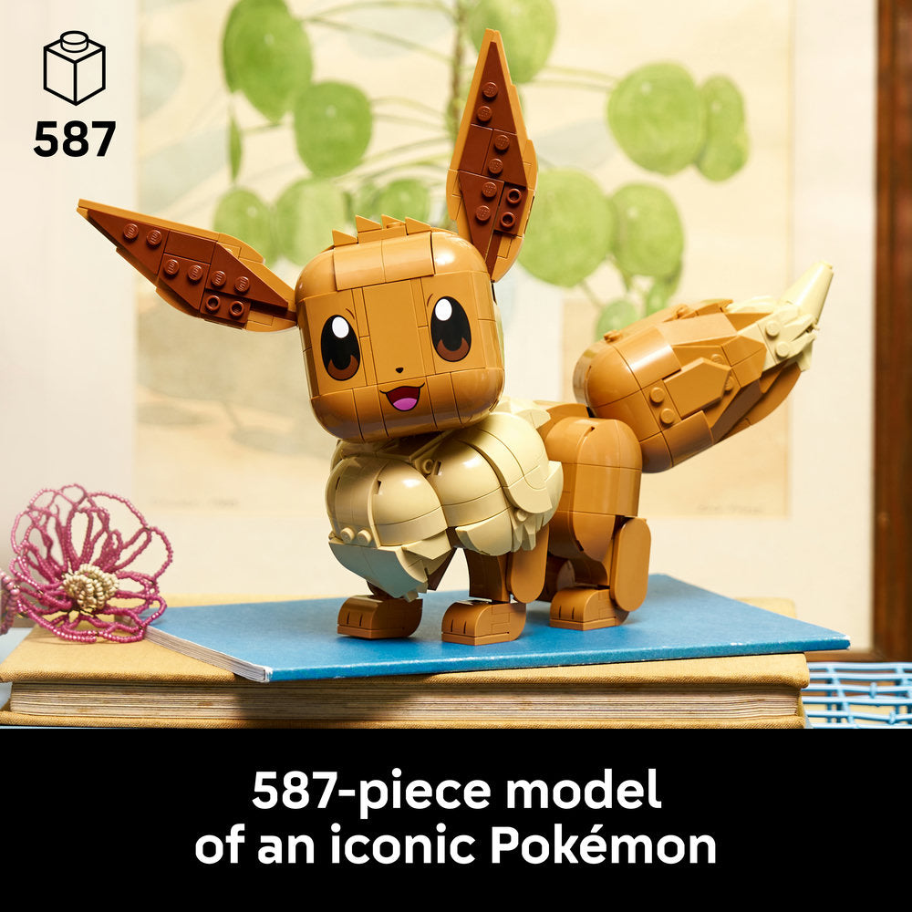 LEGO® Pokémon™ Eevee Model Building Kit Gamer Merch 72151 | Import A Toy