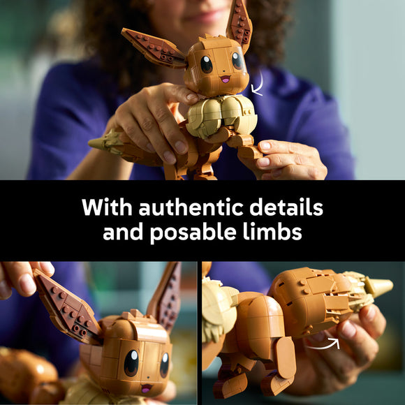 LEGO® Pokémon™ Eevee Model Building Kit Gamer Merch 72151