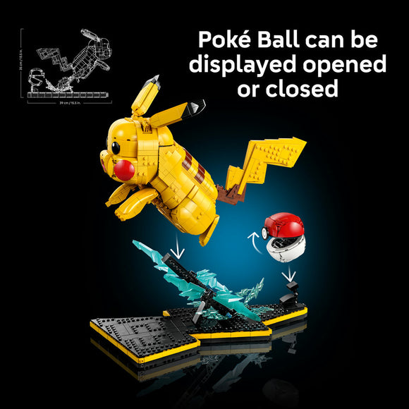 LEGO® Pokémon™ Pikachu and Poké Ball Building Kit 72152