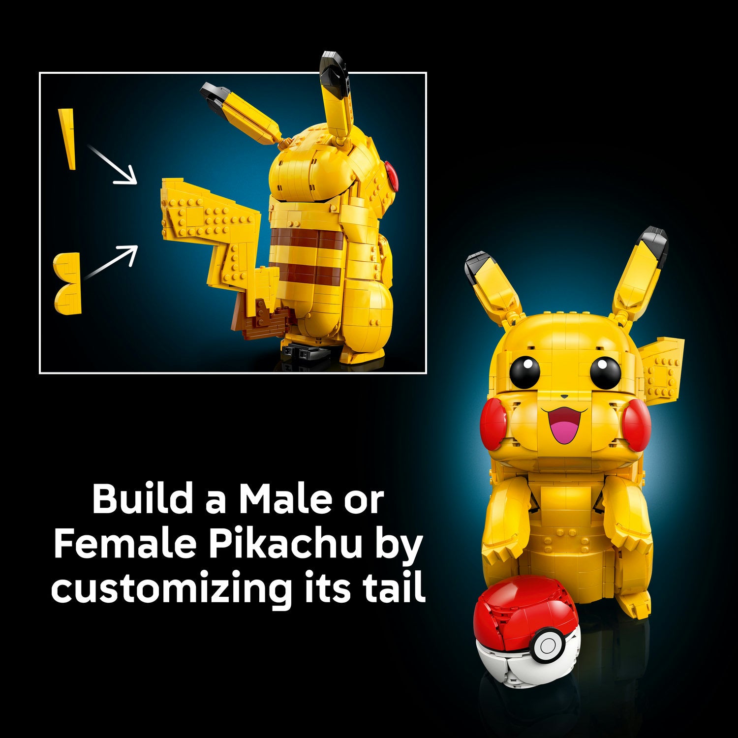LEGO® Pokémon™ Pikachu and Poké Ball Building Kit 72152 | Import A Toy