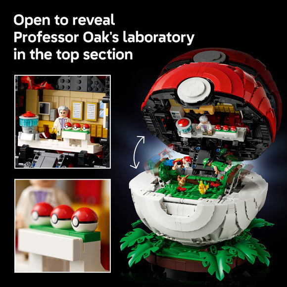 LEGO® Pokémon™ Iconic Trainer Moments Poké Ball Decor 72154