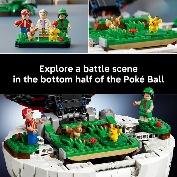 LEGO® Pokémon™ Iconic Trainer Moments Poké Ball Decor 72154
