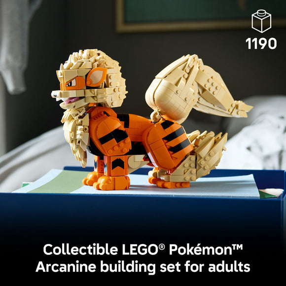 LEGO® Pokémon™ Arcanine Pokémon Figure Building Set 72160